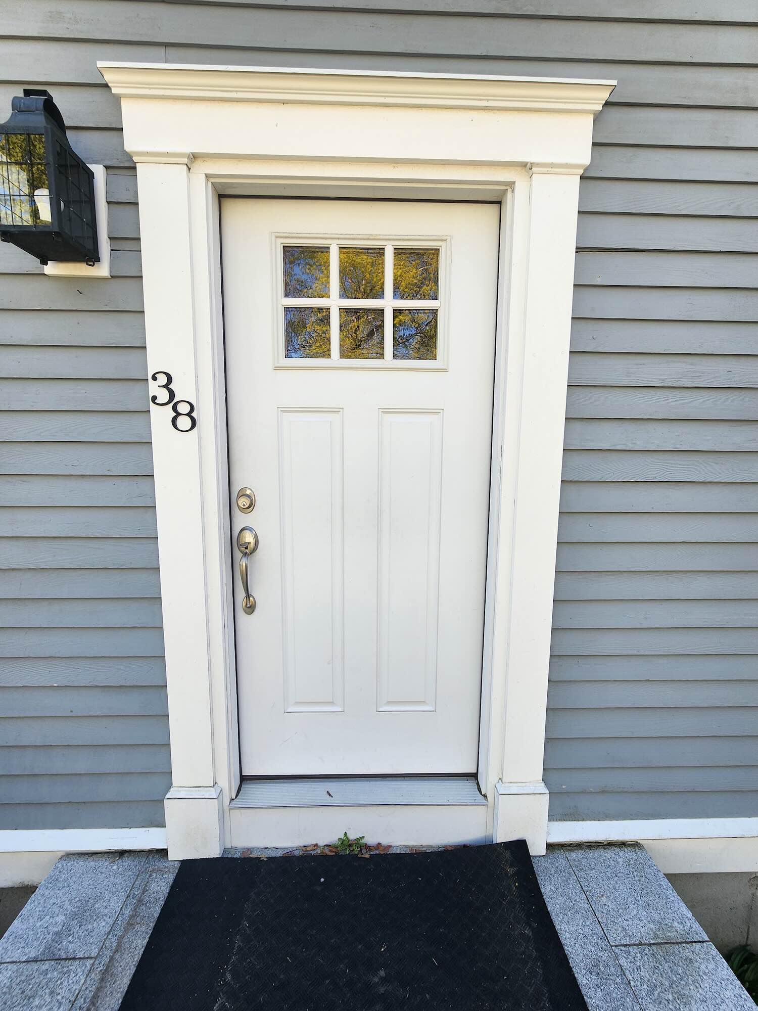 Front entry door project in Taunton, MA